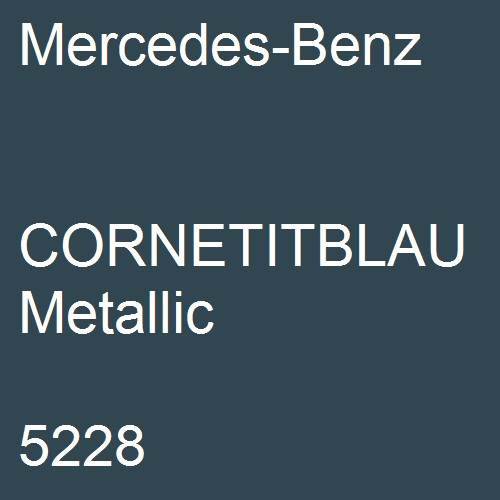 Mercedes-Benz,  CORNETITBLAU Metallic, 5228.